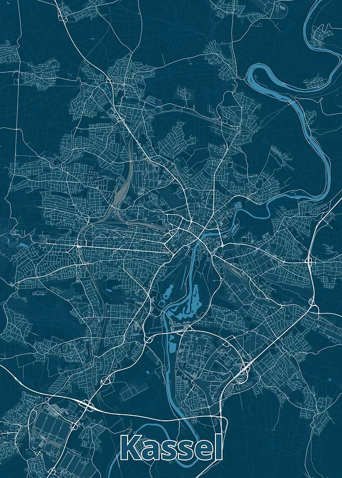 Kassel City Map