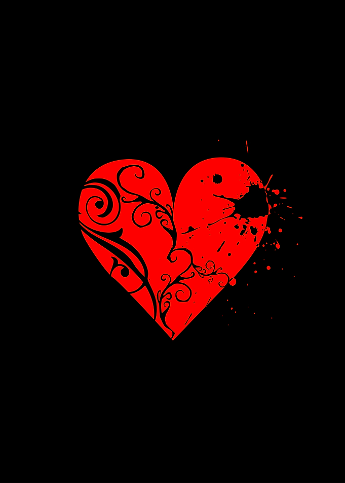 Red Heart Suit Design