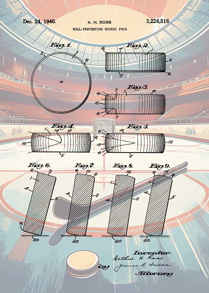 1940 Hockey Puck Patent