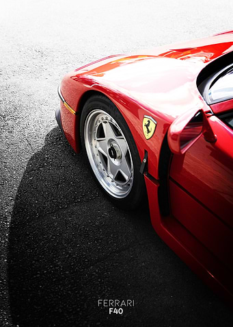 Ferrari F40 Close-Up