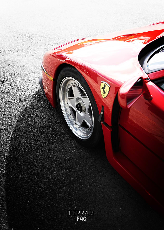 Ferrari F40 Close-Up