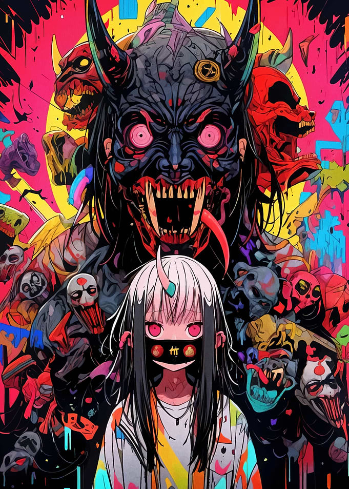 Demon Mask Girl