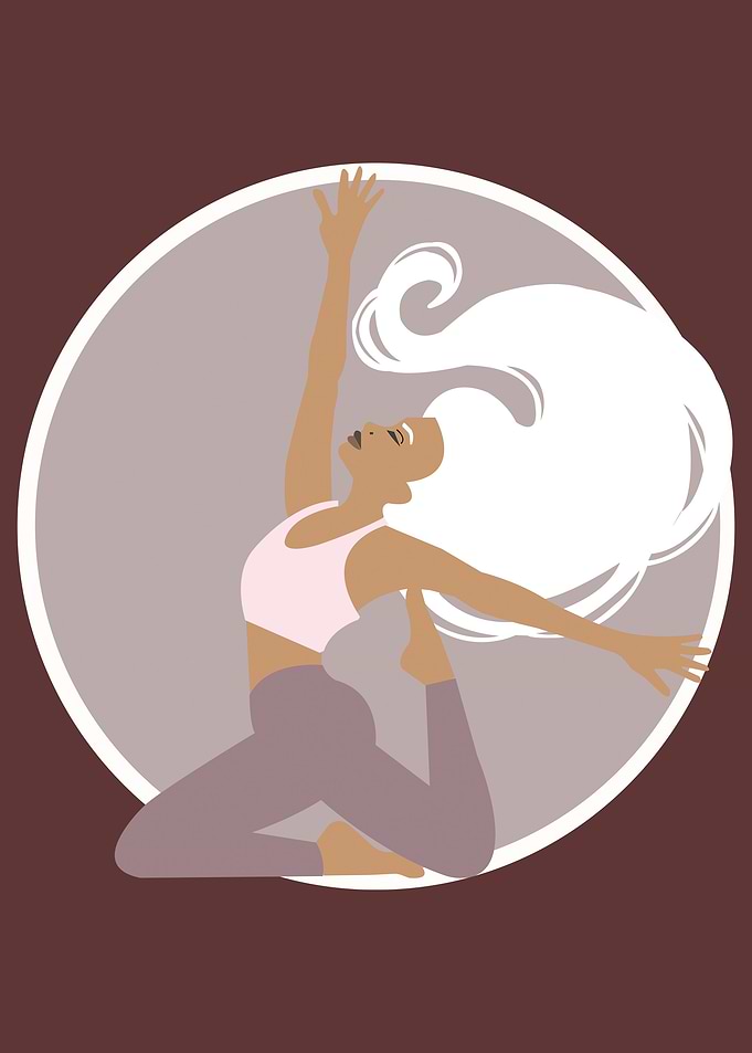 Yoga Pose Illustration