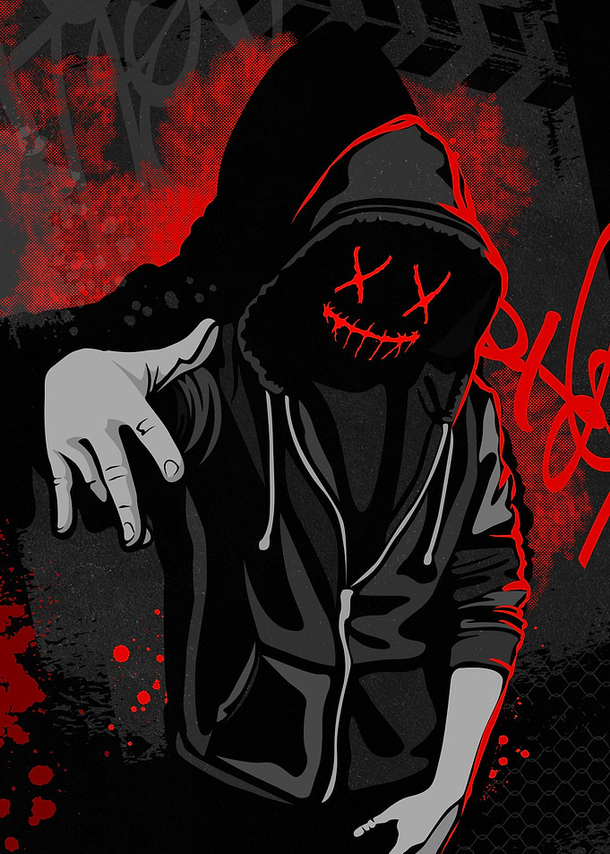 Hooded Figure with Mask