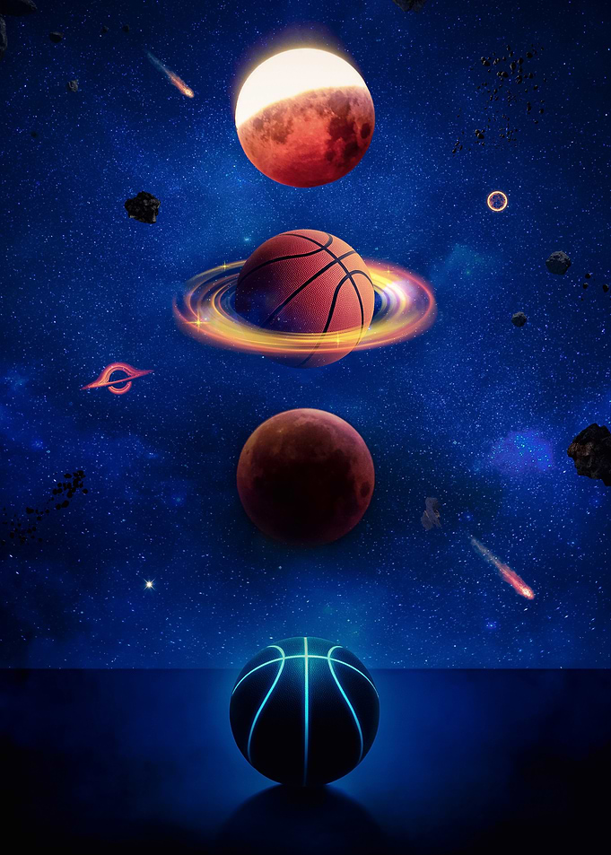 The universe of Planet Basketball in Space
