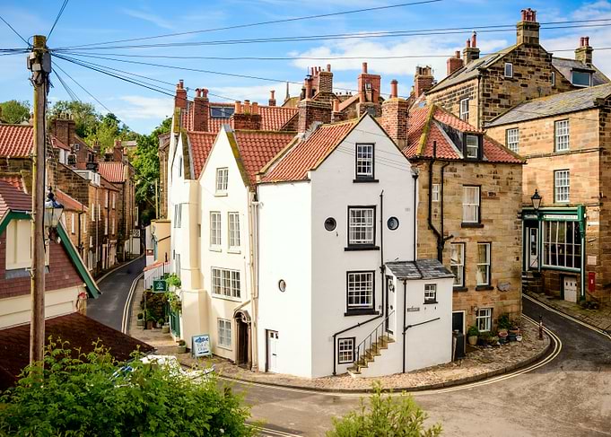 Robin Hood's Bay village in North Yorkshire