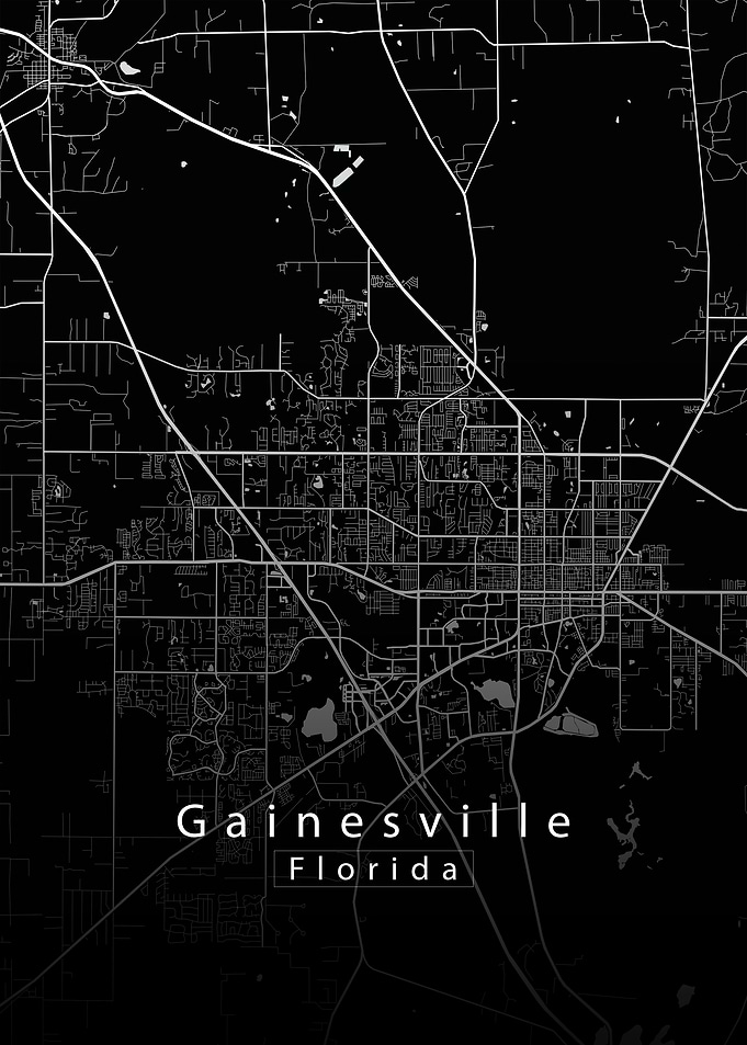 Gainesville Florida Map