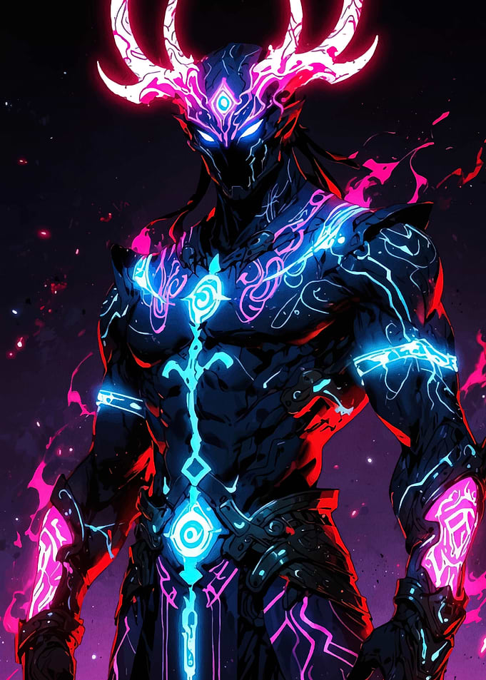 Neon Demon Warrior