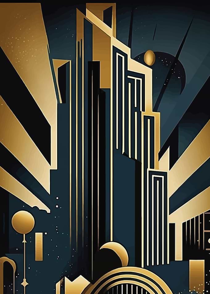 Art Deco Cityscape