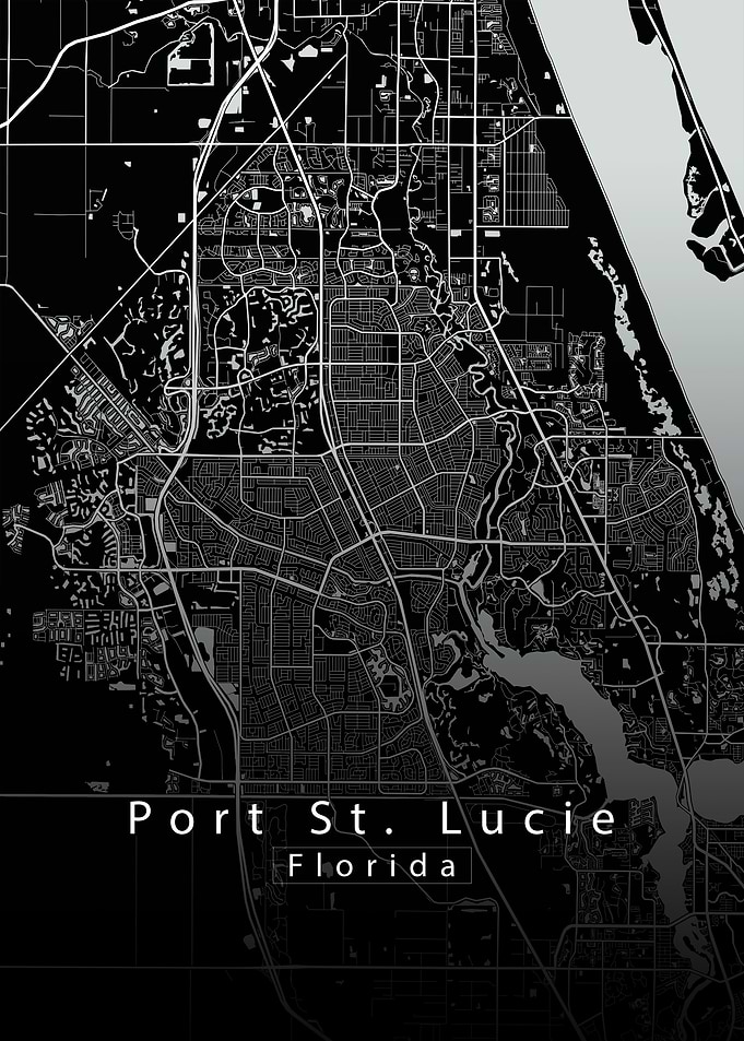 Port St. Lucie Florida Map