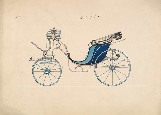 Design for Cabriolet or Victoria