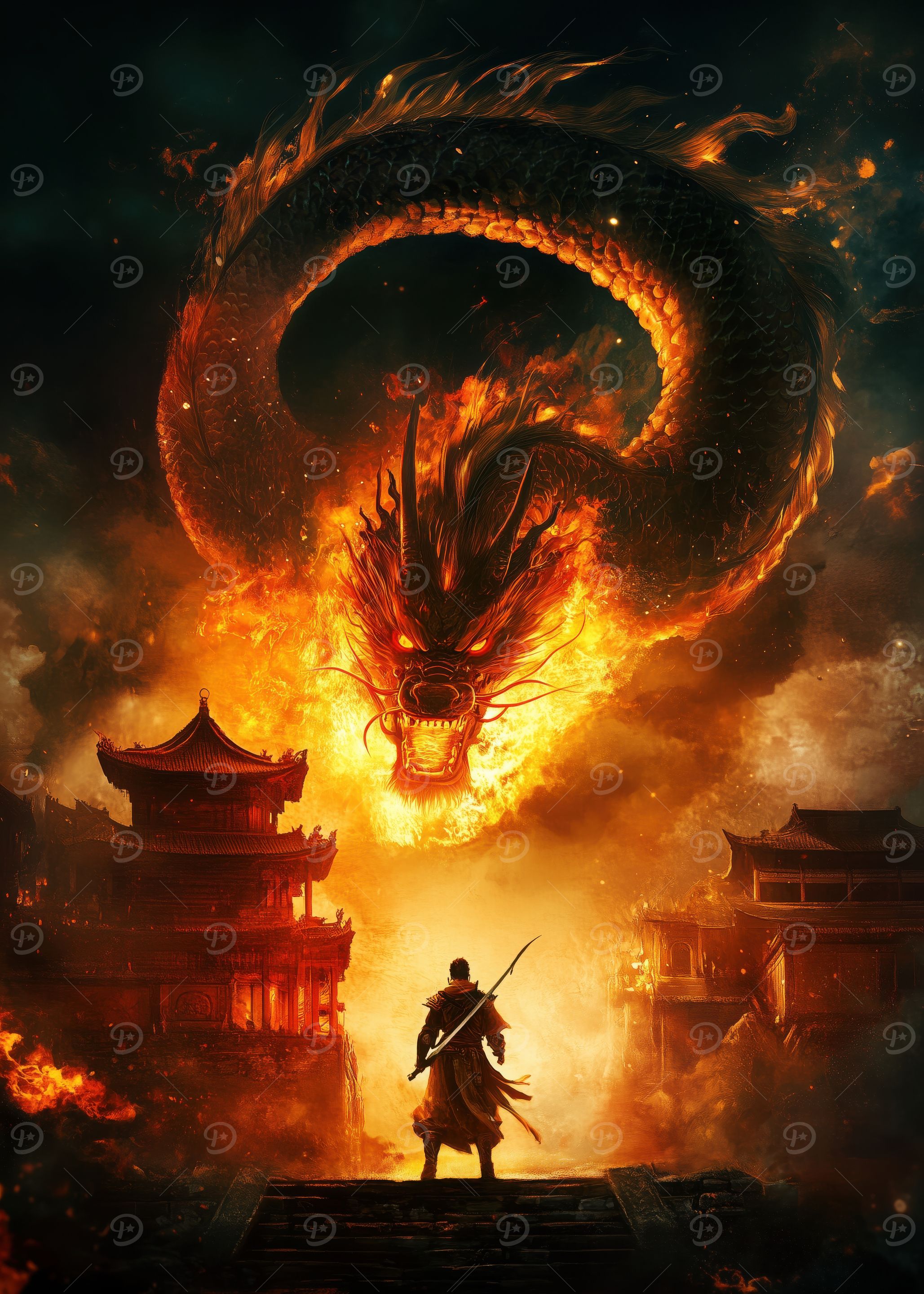 Dragon Face to Samurai