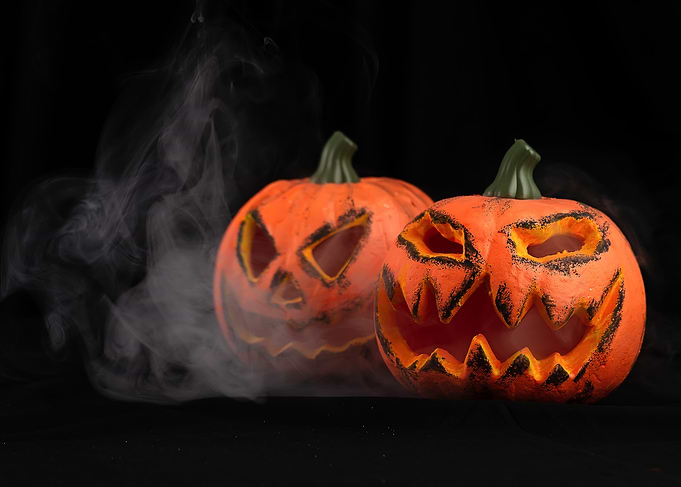 Spooky Jack-o'-Lanterns