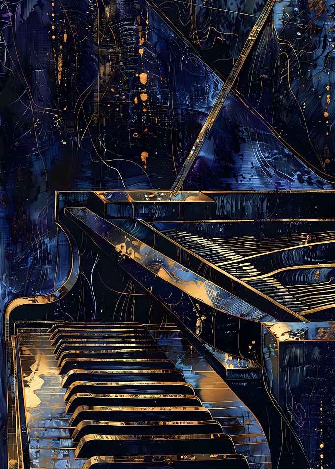 Abstract Piano Art