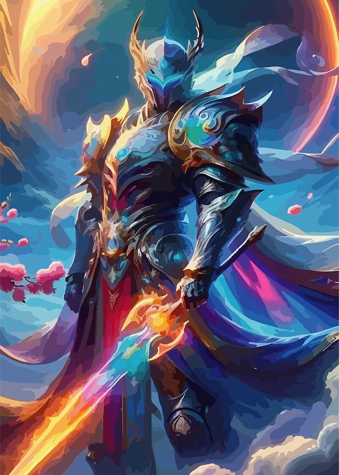 Fantasy Knight with Sword