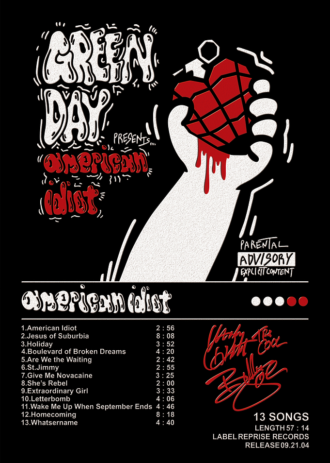 Green Day American Idiot Album Cover