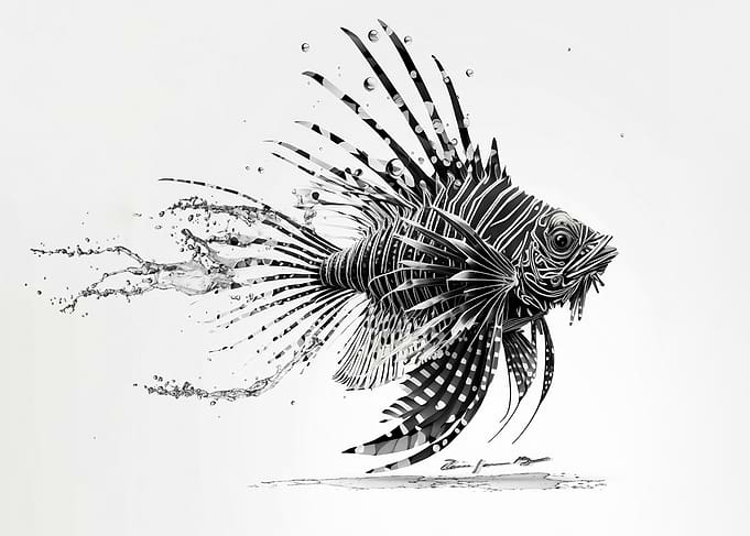 Lionfish in Motion