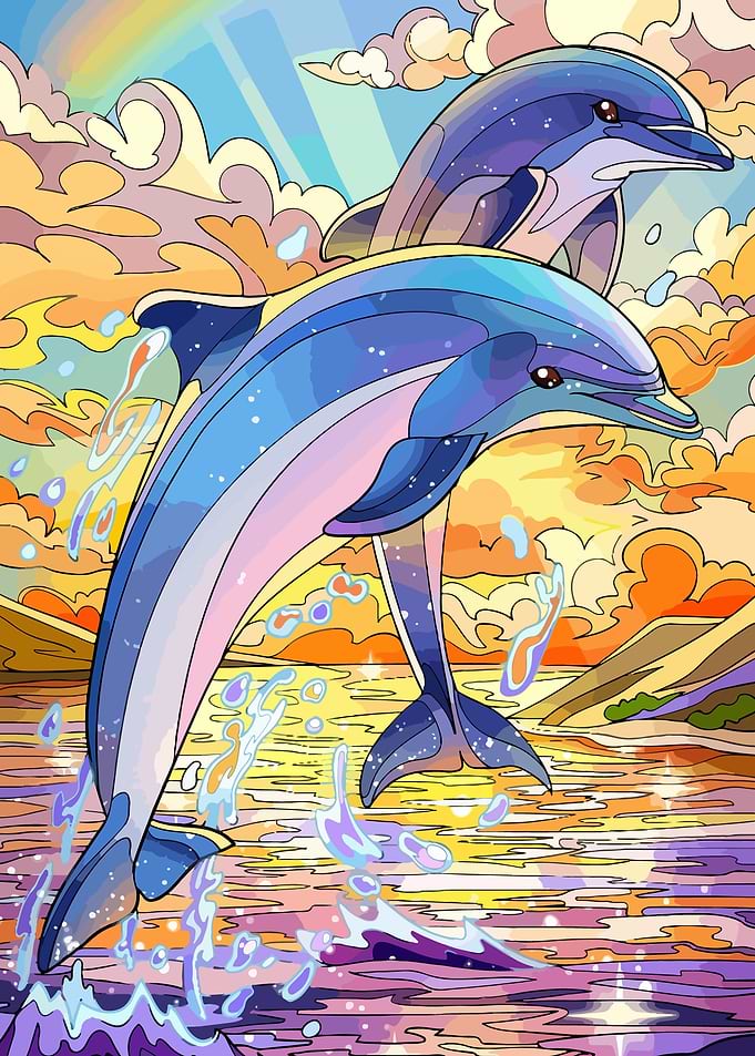 Love ocean dolphin