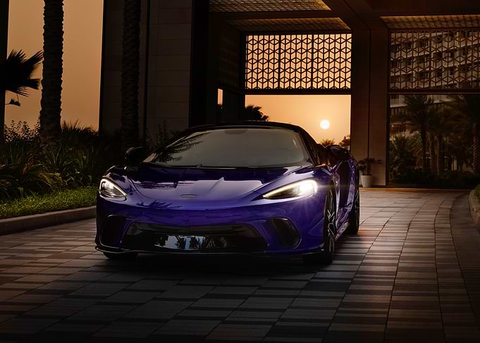 Purple McLaren 765LT