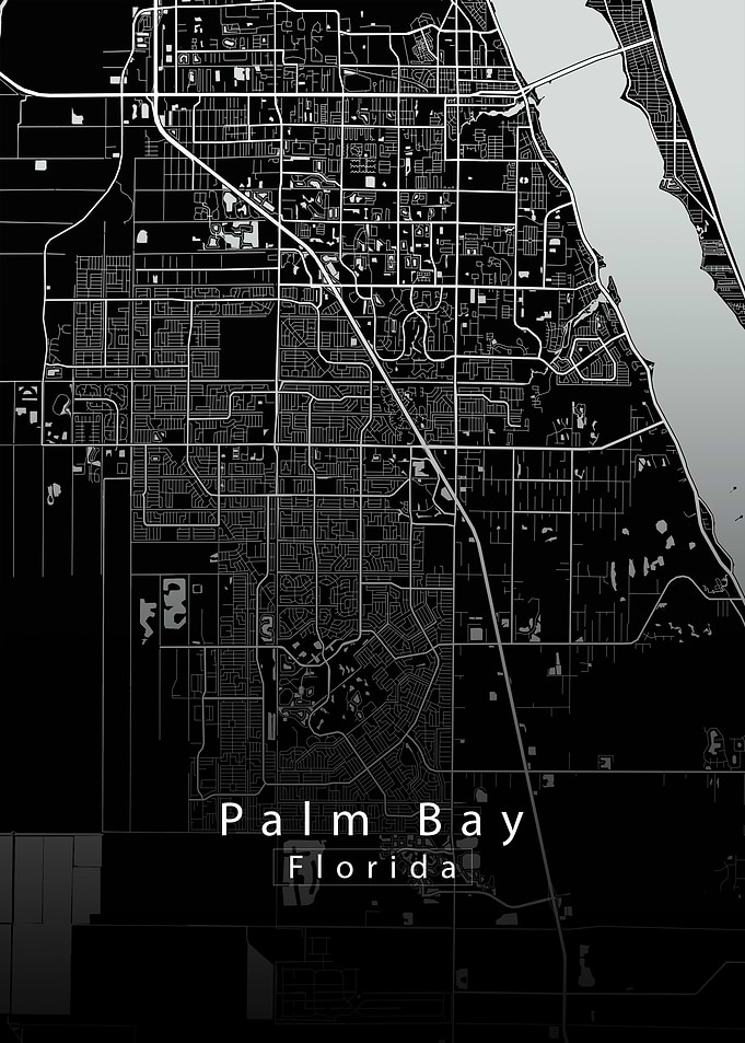 Palm Bay Florida Map