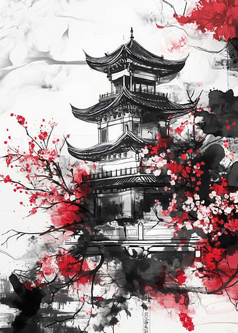 Japanese Cherry Pagoda