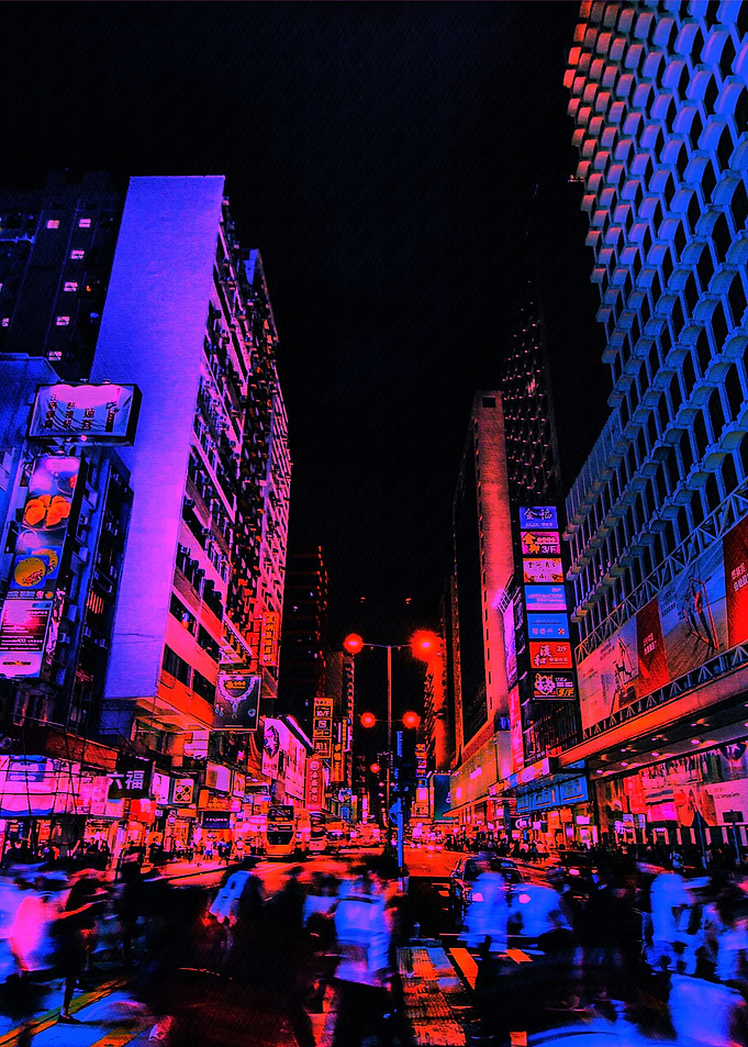 Neon Cityscape