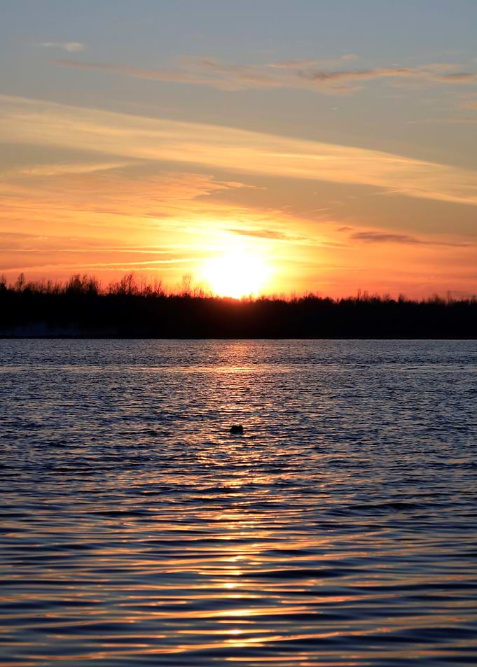 Sunset Over Water
