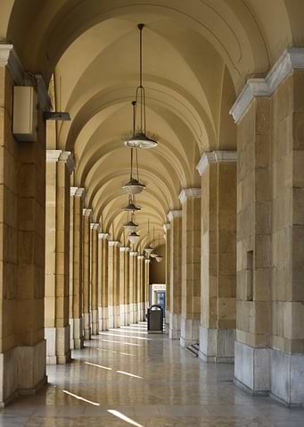Arched Colonnade in Pisa