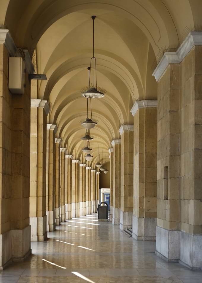 Arched Colonnade in Pisa