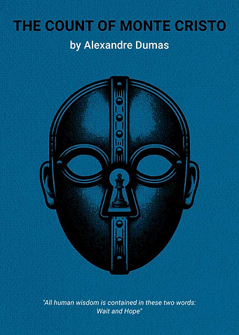 The Count of Monte Cristo Minimalist Book Cover