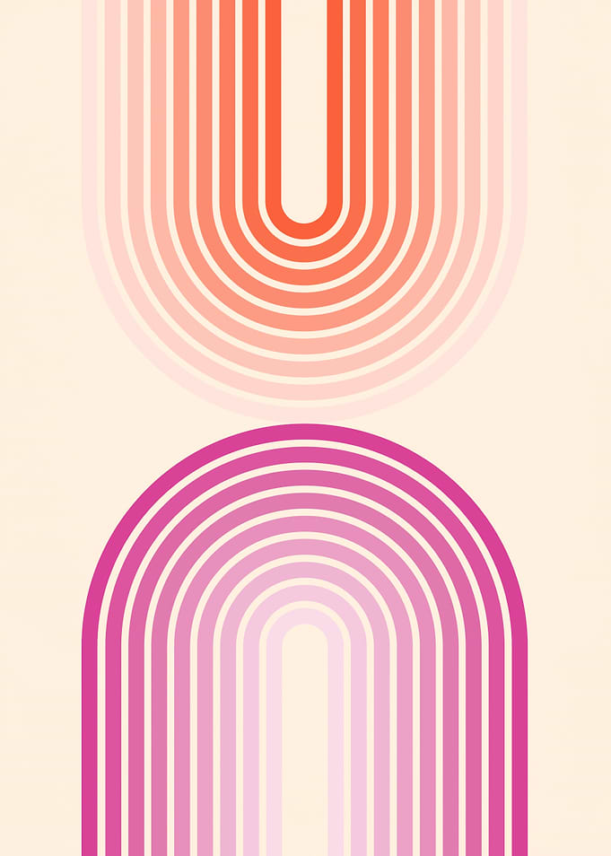 Abstract Rainbow Arches