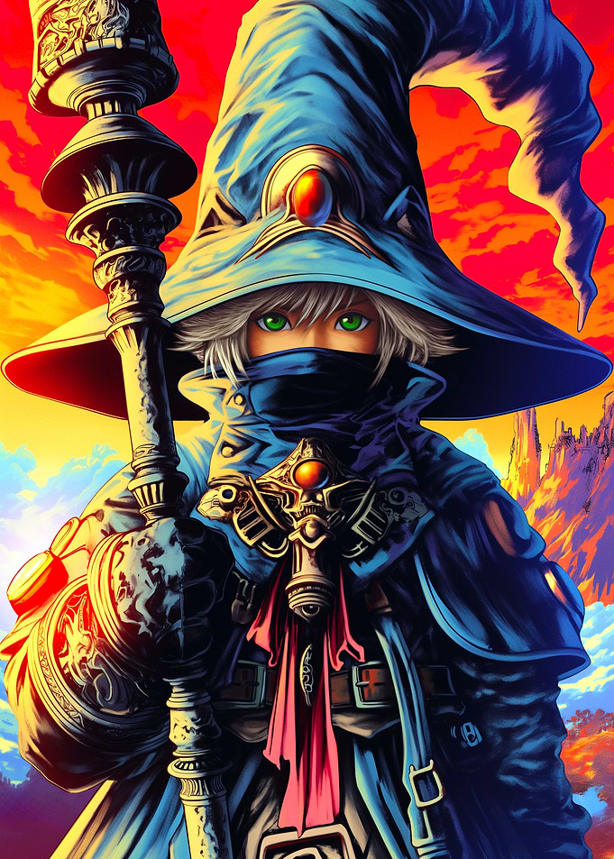 Fantasy Game Black Mage
