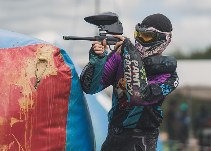 Paintball Player Action