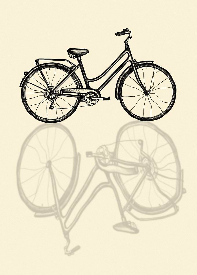 Vintage Bicycle Illustration