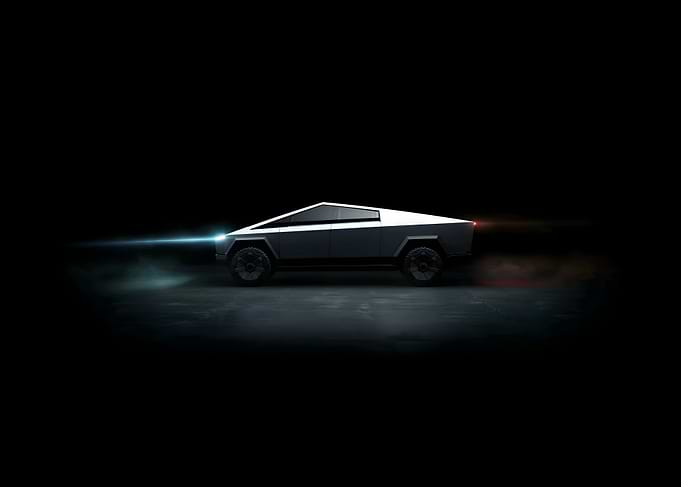 Tesla Cybertruck Side View