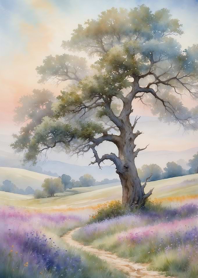 Lone Tree in a Field