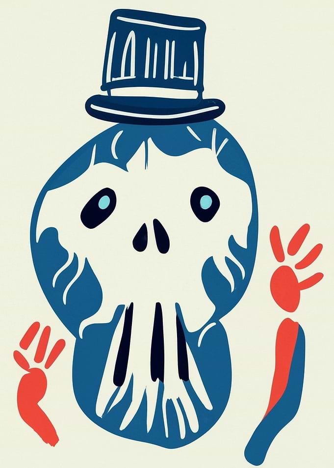 Skull in Top Hat