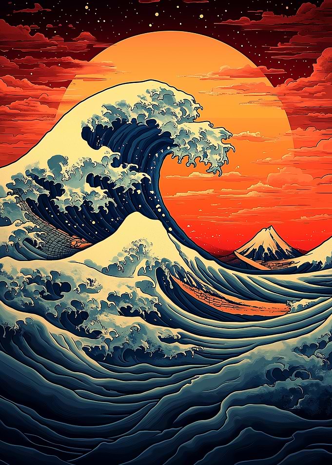 Great Wave Print