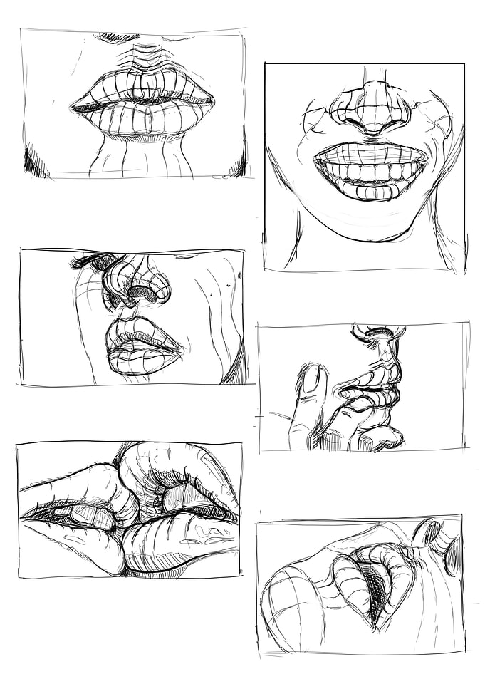 Lip Sketches