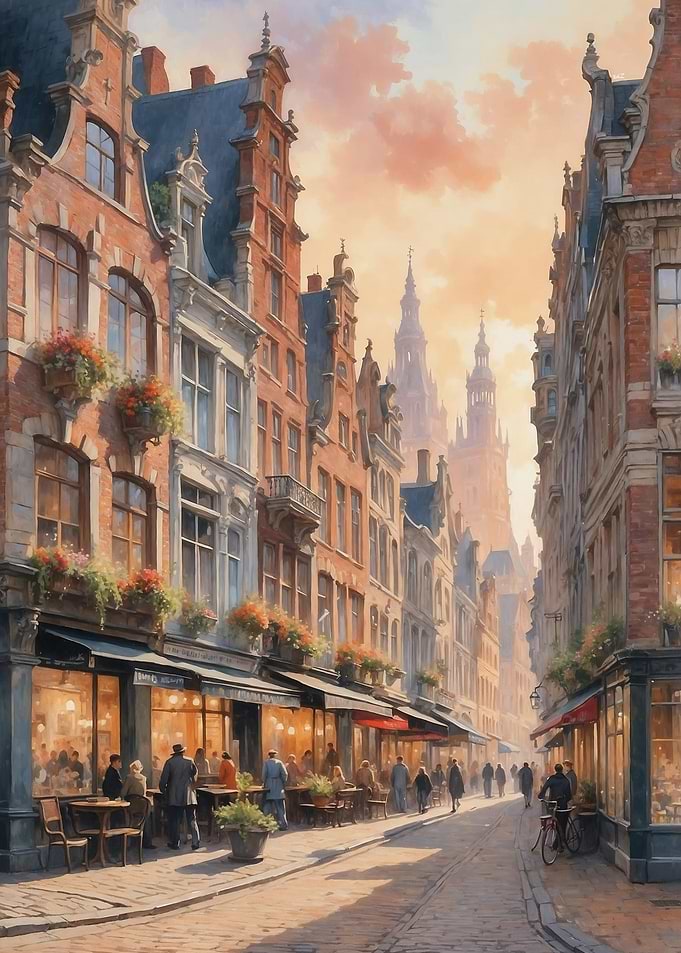 European Street Scene