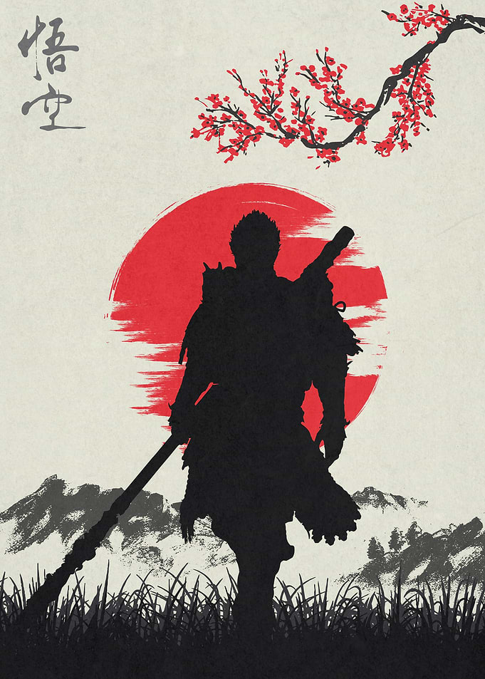 Monkey King Silhouette