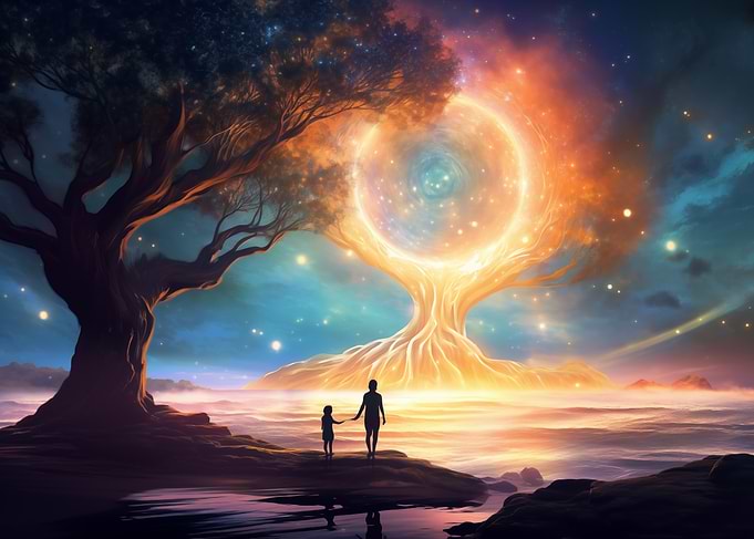 Mystical Tree of Light