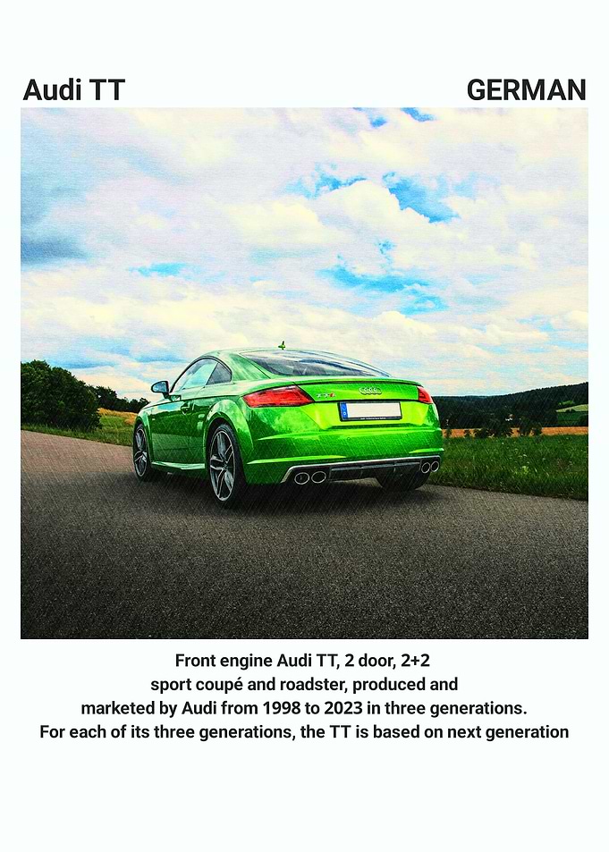 Green Audi TT Coupe