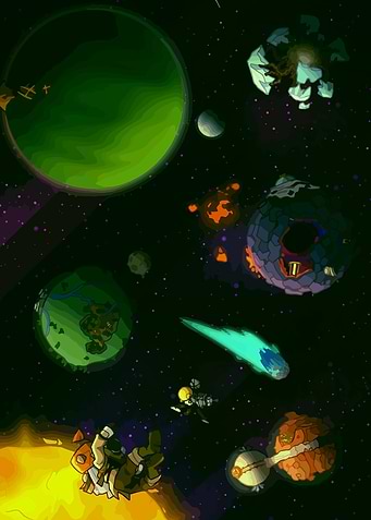 outer wild Illustration