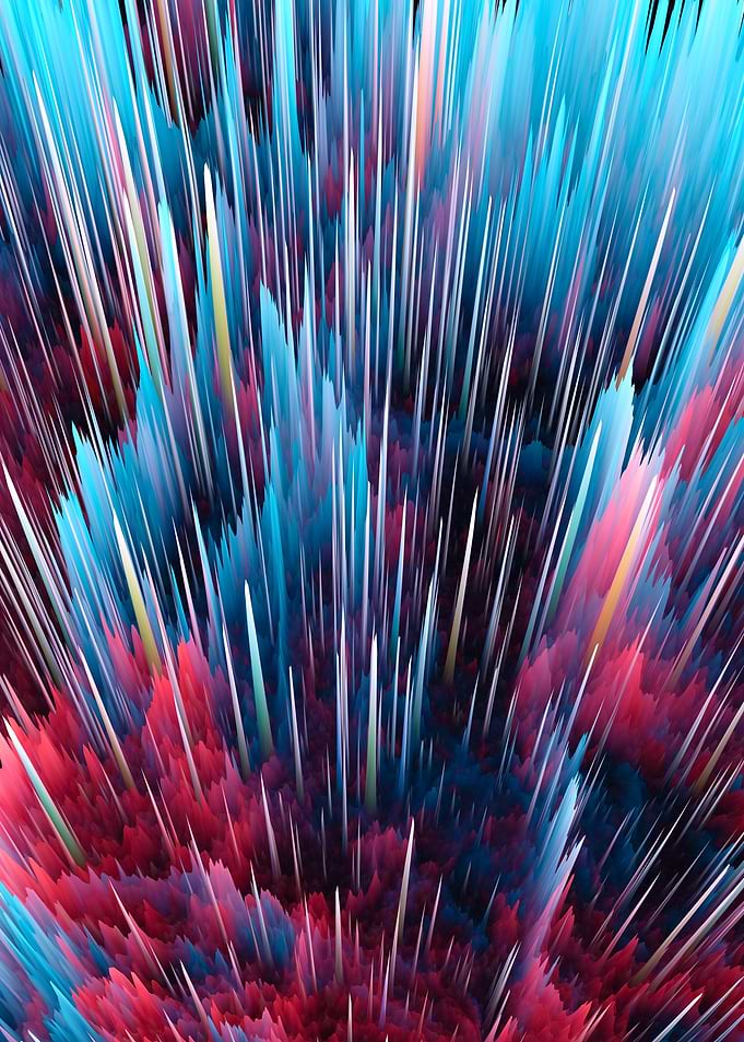 Abstract Bat Nebula - Natural