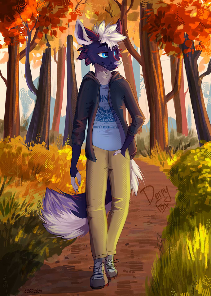 Tawo in the woods