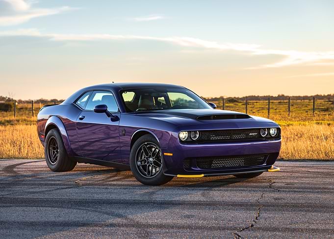 Purple Dodge Challenger