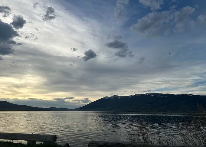 Mountain Lake Sunset