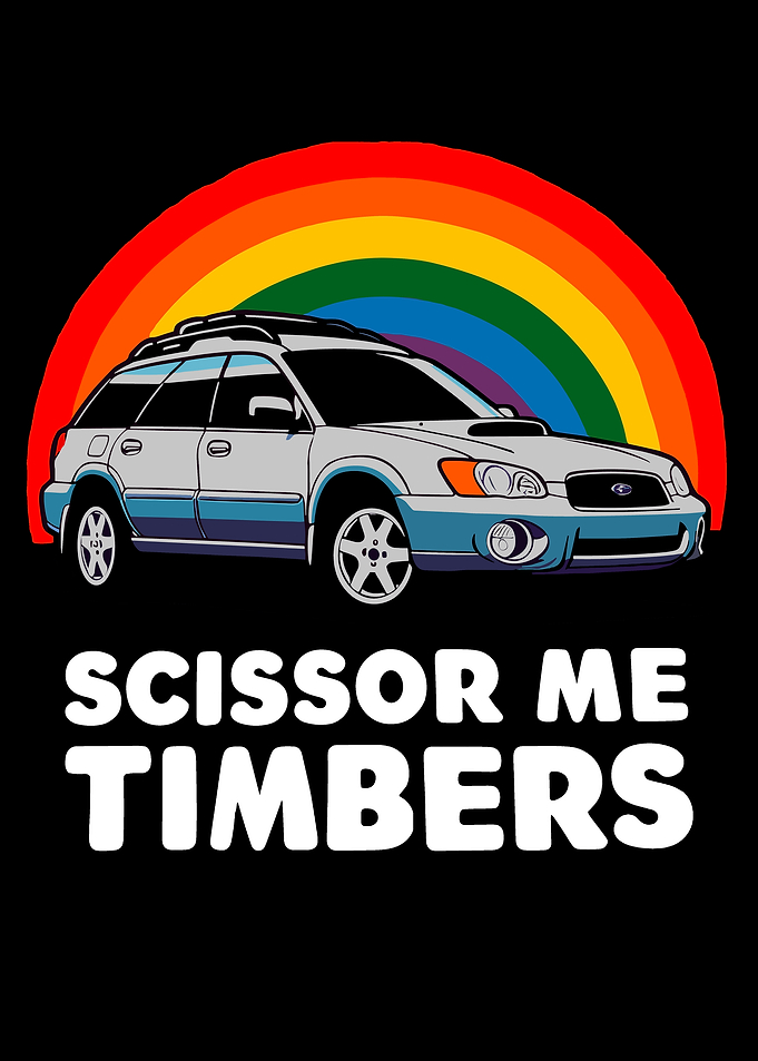 Scissor Me Timbers Station Wagon