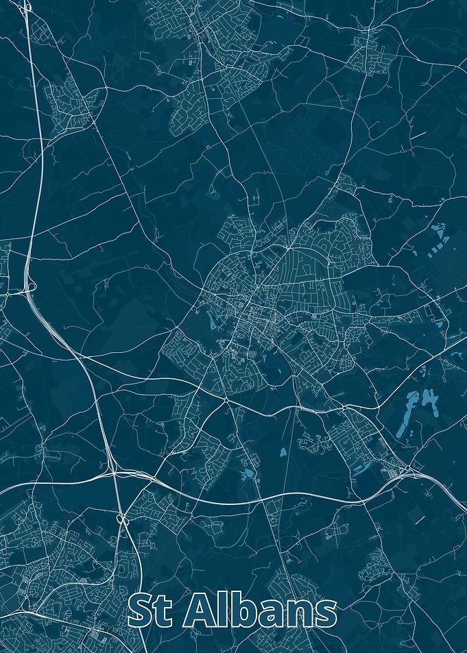 St Albans City Map